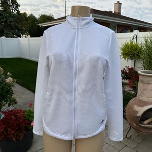 Adidas golf full zip sweater size M